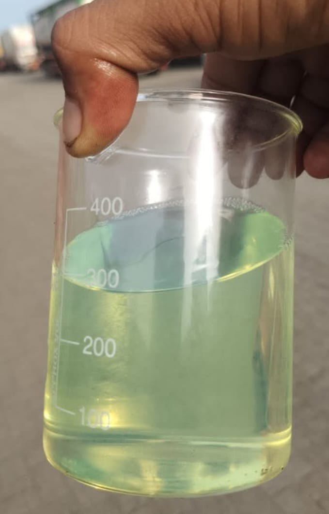 Distillate from SALTECH plant (EURO IV)